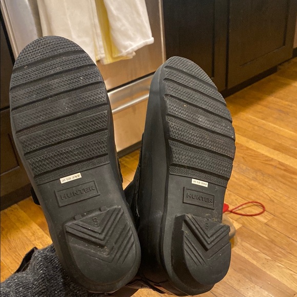 Black hunter rain boots - Picture 3 of 3